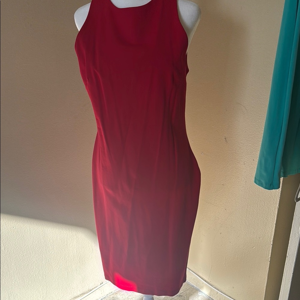 NWT Fashion Nova Red Bodycon MIDI Dress Size XL